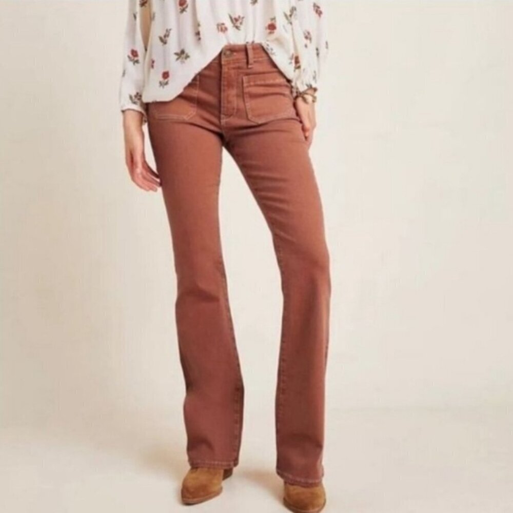 Anthropologie Pilcro High Rise Skinny Bootcut Jeans Size 30 - Picture 2 of 12